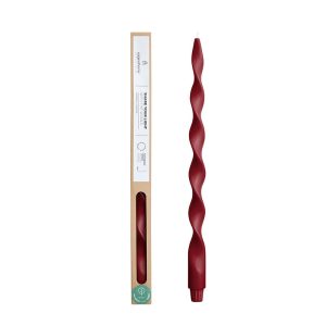 Originalhome spiraalkaars 40 cm – bordeaurood Originalhome spiraalkaars 40 cm – bordeaurood