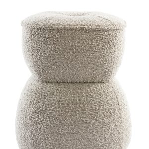 Light & Living poef LEYLA – Ø40x46cm – bruin Light & Living poef LEYLA – Ø40x46cm – bruin