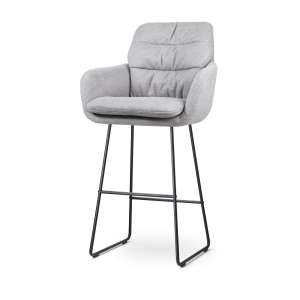 Nolon Nino-Mia Barkruk Grijs – met Armleuning – Zwart – 75 cm Nolon Nino-Mia Barkruk Grijs – met Armleuning – Zwart – 75 cm