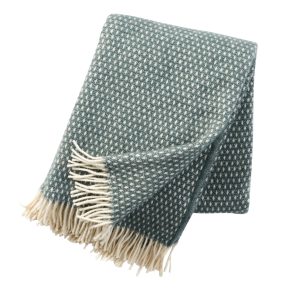 Klippan 100% wollen deken – Knut – balsem green – 130x200cm Klippan 100% wollen deken – Knut – balsem green – 130x200cm
