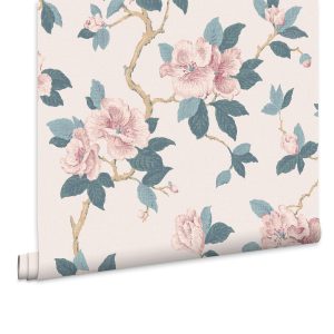 Laura Ashley Vliesbehang – Maya linnen Laura Ashley Vliesbehang – Maya linnen