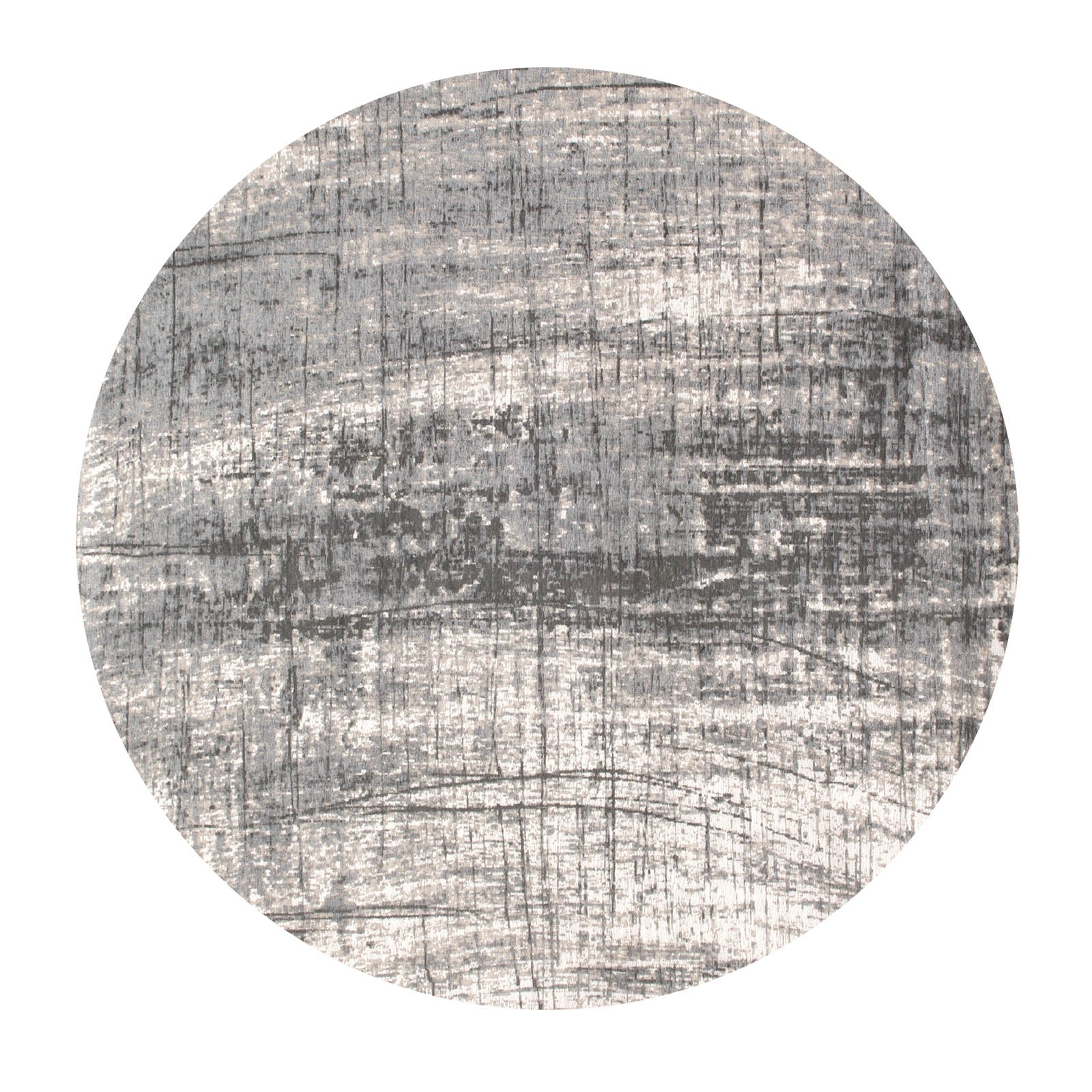 Ecorugs vloerkleed Jersey Stone - grijs - 240x240cm