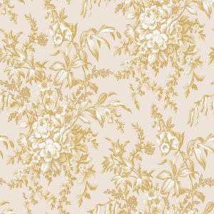 Laura Ashley Vliesbehang – Picardie Pale Gold – 10mx52cm Laura Ashley Vliesbehang – Picardie Pale Gold – 10mx52cm