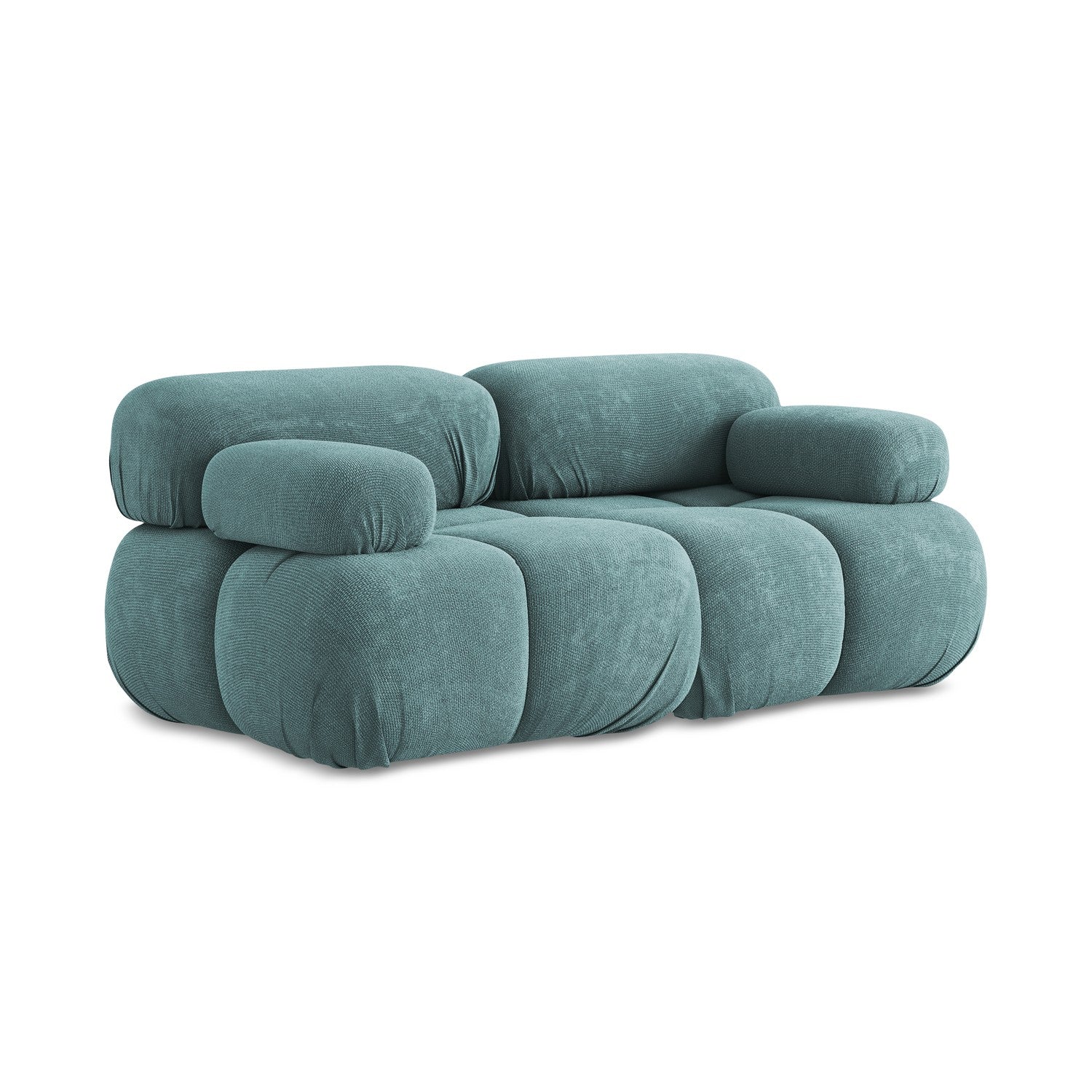 LaMiaSofa Tweezits modulaire bank Sanremo - chenille stof - jeans - 19
