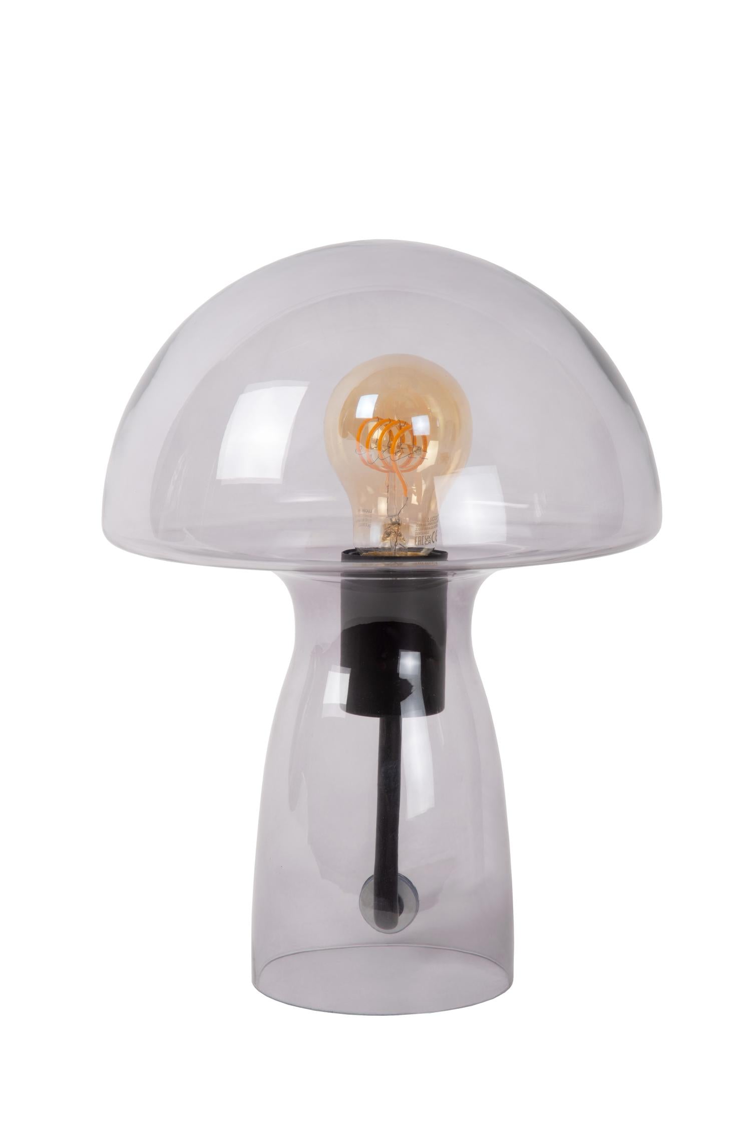 Lucide tafellamp FUNGO - 1xE27 - Fumé