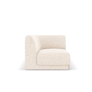 Micadoni Hoekmodule Miley chenille lichtbeige – 90x90x70cm