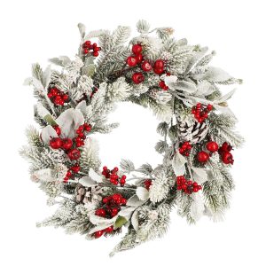 Mica Decorations Belfort Kerstkrans – Ø40 cm – Groen Mica Decorations Belfort Kerstkrans – Ø40 cm – Groen