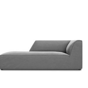 Micadoni linker meridiaan Ruby flueel, grijs – 180x93x69cm