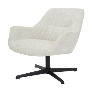 Livingfurn fauteuil Daphne Greige – lichtgrijs – stof Livingfurn fauteuil Daphne Greige – lichtgrijs – stof