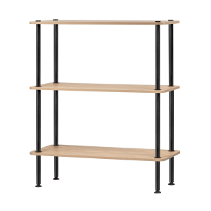 noo.ma Teidi open boekenkast 3-laags in eikenlook, modulair, 80x35x90, noo.ma Teidi open boekenkast 3-laags in eikenlook, modulair, 80x35x90,