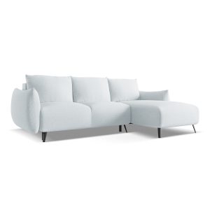LaMiaSofa hoekbank rechts Genova – chenille stof – lichtblauw – 242×16 LaMiaSofa hoekbank rechts Genova – chenille stof – lichtblauw – 242×16