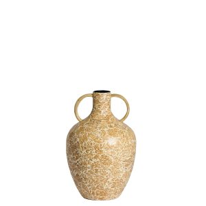 Light & Living vaas Cabra – bruin – Ø20cm Light & Living vaas Cabra – bruin – Ø20cm