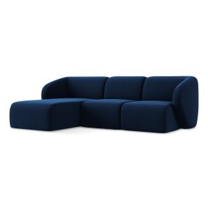 LaMiaSofa hoekbank links Cervo – velours – koningsblauw – 248x166x83 LaMiaSofa hoekbank links Cervo – velours – koningsblauw – 248x166x83