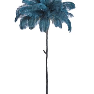 Light & Living vloerlamp FEATHER – blauw – Ø95x180cm Light & Living vloerlamp FEATHER – blauw – Ø95x180cm