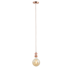 Lighto | Pendel Rosé Goud | Inclusief Lichtbron Goud | Vintage | 1.5m Lighto | Pendel Rosé Goud | Inclusief Lichtbron Goud | Vintage | 1.5m