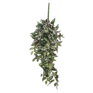 Mica Decorations Tradescantia Kunst Hangplant – L15 x B30 x H80 cm – G Mica Decorations Tradescantia Kunst Hangplant – L15 x B30 x H80 cm – G