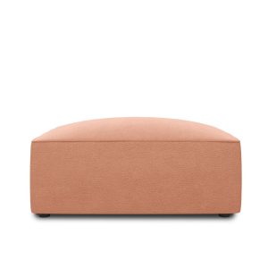 Micadoni Poef Ruby flueel, roze – 93x93x40cm Micadoni Poef Ruby flueel, roze – 93x93x40cm