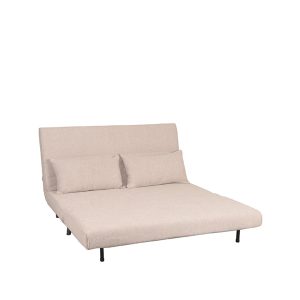 LABEL51 Slaapbank Double – Naturel/Zwart – 141x90x81cm LABEL51 Slaapbank Double – Naturel/Zwart – 141x90x81cm