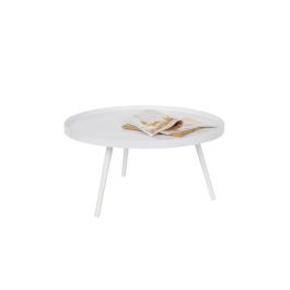 WOOOD Mesa Bijzettafel XL Wit – Ø78 cm