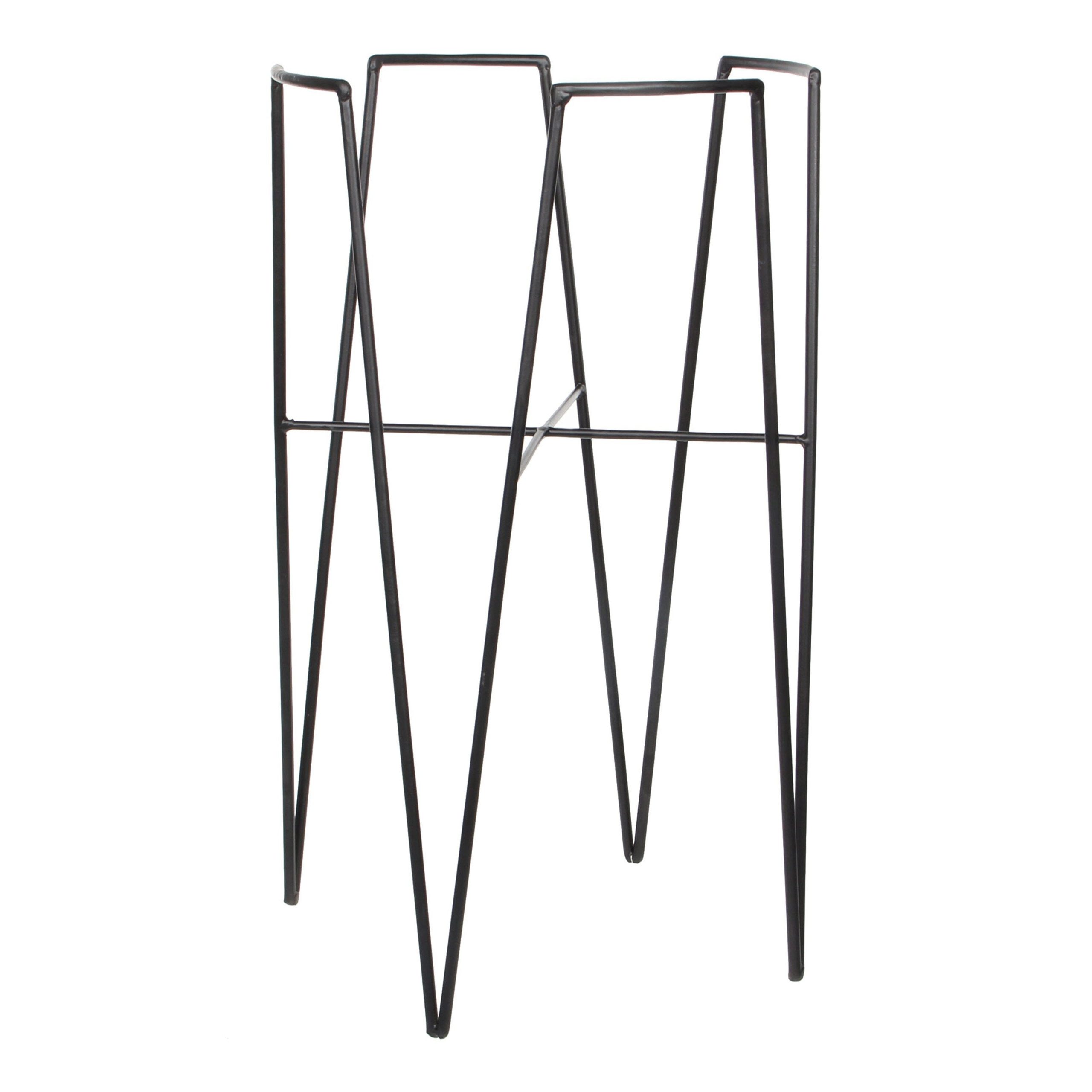 Mica Decorations Blom Plantenstandaard - L30 x B30 x H50 cm - Metaal -