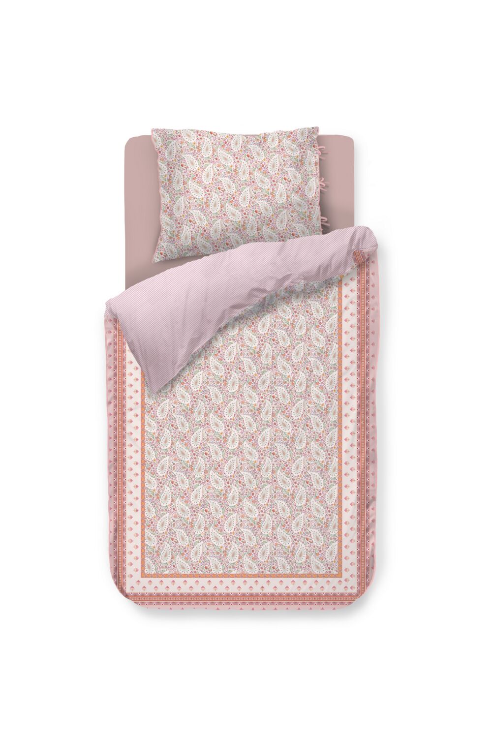 Pip Studio Dekbedovertrek Kairi Bloom - 60 x 70 cm - Licht roze