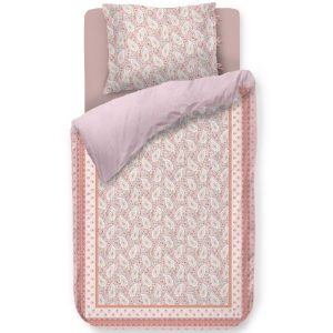 Pip Studio Dekbedovertrek Kairi Bloom – 140 x 200/220 cm – Licht roze