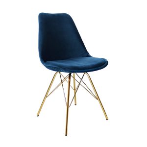 Kick kuipstoel Velvet – Donkerblauw Kick kuipstoel Velvet – Donkerblauw