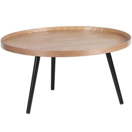 WOOOD Mesa Bijzettafel XL Naturel – Ø78 cm
