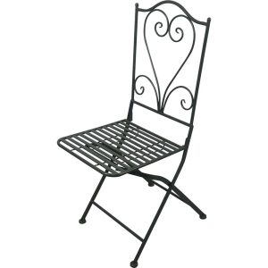 Lesli Living bistrostoel Viva la Vida – groen – 48x40x94cm – set van 2 Lesli Living bistrostoel Viva la Vida – groen – 48x40x94cm – set van 2