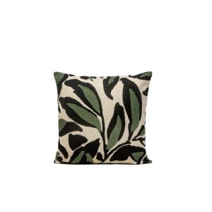 Madura Kussenovertrek Pheodora ivoor en salie 40×40 cm