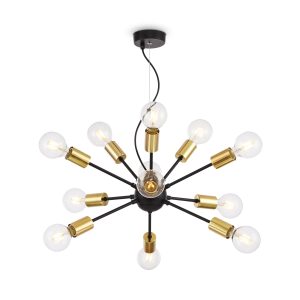 Maytoni – Hanglamp Jackson – Zwart – Ø75 Maytoni – Hanglamp Jackson – Zwart – Ø75