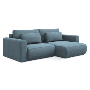 LaMiaSofa hoekbank rechts Perugia – textuurstof – lichtblauw – 240×149 LaMiaSofa hoekbank rechts Perugia – textuurstof – lichtblauw – 240×149