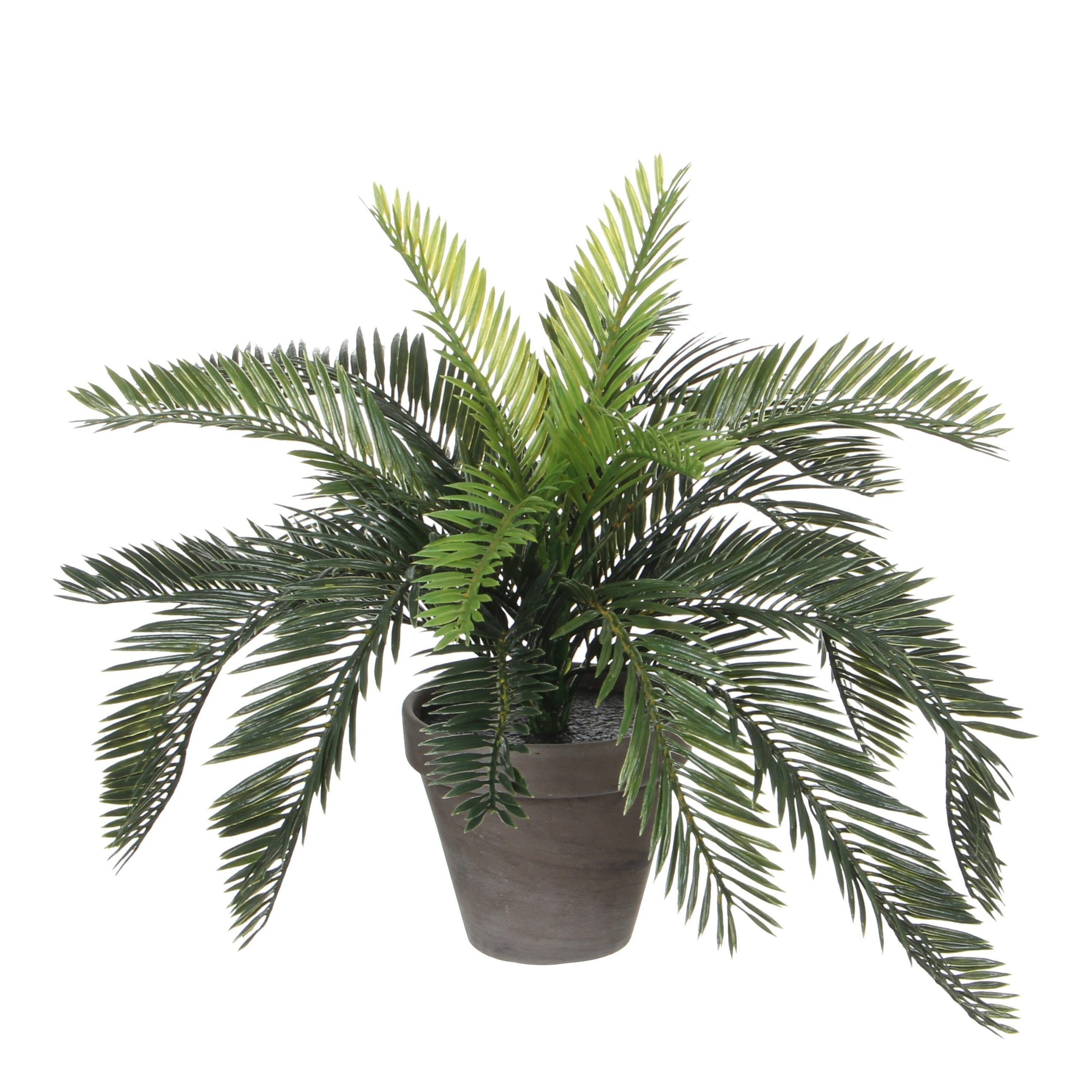 Mica Decorations Cycas Palm Kunstplant in Bloempot Stan - H37 x Ø44 cm
