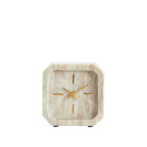 Light & Living klok PABLIA – 13x4x13 cm – bruin Light & Living klok PABLIA – 13x4x13 cm – bruin