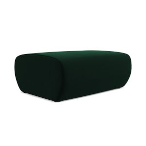 LaMiaSofa Poef Palermo – velours – flessengroen – 100x70x39 LaMiaSofa Poef Palermo – velours – flessengroen – 100x70x39