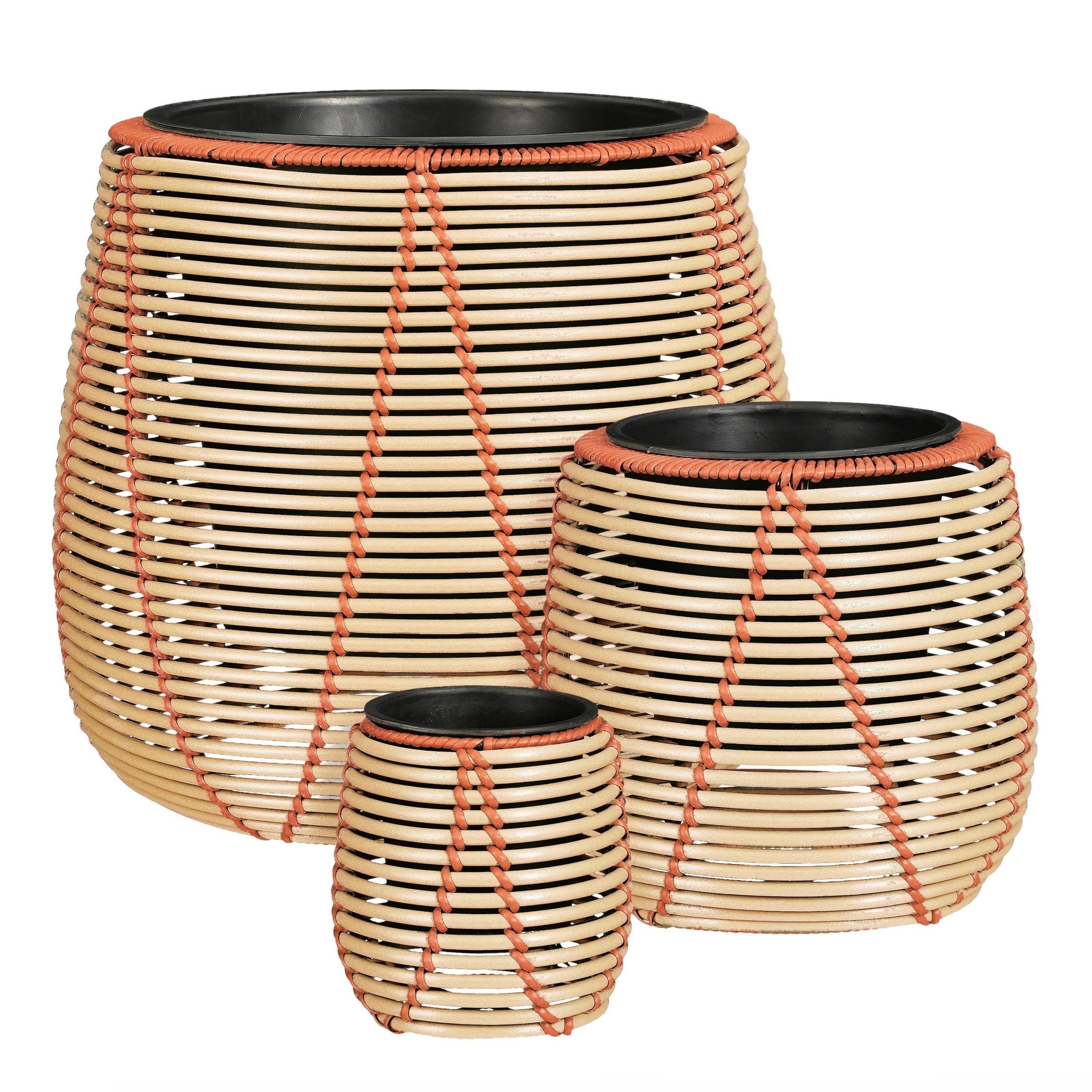Mica Decorations Cancun Bloempot – Set van 3 – Plantenpot voor Bloemen