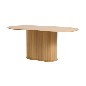 Olivine Lenn Ovale Houten Eettafel 180 cm – Naturel Eiken Olivine Lenn Ovale Houten Eettafel 180 cm – Naturel Eiken