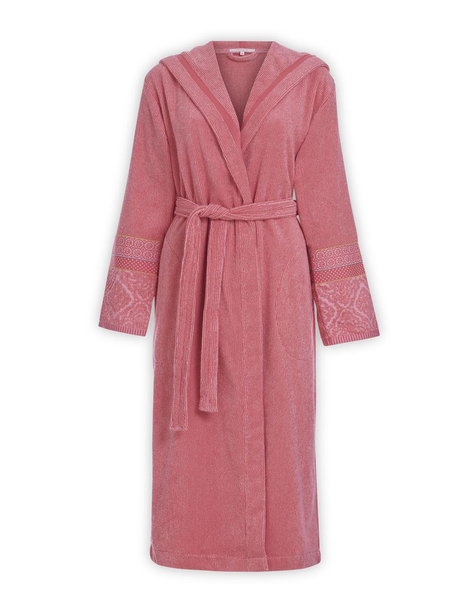 Pip Studio badjas Soft Zellige - S - koraalrood
