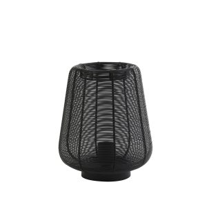 Light & Living tafellamp Adeta – zwart – Ø22cm Light & Living tafellamp Adeta – zwart – Ø22cm