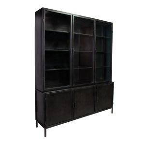 New Routz Buffetkast Garland 6-deurs zwart New Routz Buffetkast Garland 6-deurs zwart