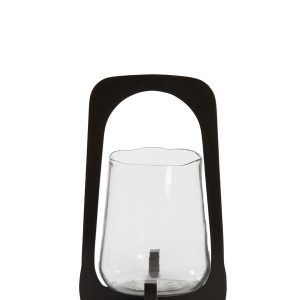 Light & Living windlicht ANOSY – Ø21.5x35cm – zwart