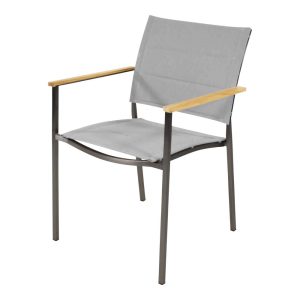 Lesli Living bistrostoel Marmaris – taupe – 55∕56x62x85cm – set van 4 Lesli Living bistrostoel Marmaris – taupe – 55∕56x62x85cm – set van 4
