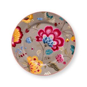 Pip Studio Bord – Blooming Tales – Khaki – 32cm Pip Studio Bord – Blooming Tales – Khaki – 32cm
