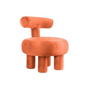 Leitmotiv stoel Abrazo – oranje – 58x58x67cm Leitmotiv stoel Abrazo – oranje – 58x58x67cm