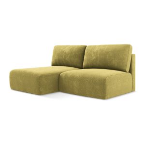 LaMiaSofa hoekbank links Ostia – chenille stof – limoengroen – 210×149 LaMiaSofa hoekbank links Ostia – chenille stof – limoengroen – 210×149