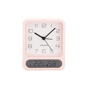 Karlsson wekker Duo – roze – 9.7×4.5x12cm Karlsson wekker Duo – roze – 9.7×4.5x12cm