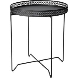 Ambiance Bijzettafel Zwart – Ø40 cm