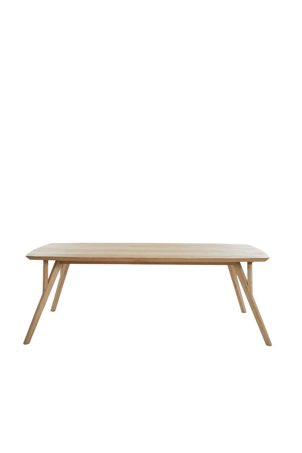 Light & Living eettafel QUENZA - 220x100x76cm - bruin