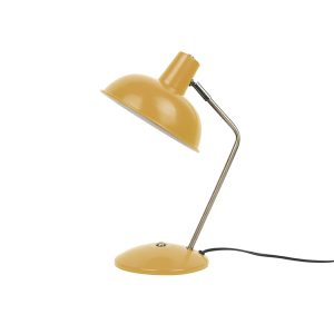 Leitmotiv tafellamp Hood – geel – 19.5×19.5×37.5cm Leitmotiv tafellamp Hood – geel – 19.5×19.5×37.5cm