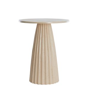 Light & Living bijzettafel Veglia – bruin – Ø45cm